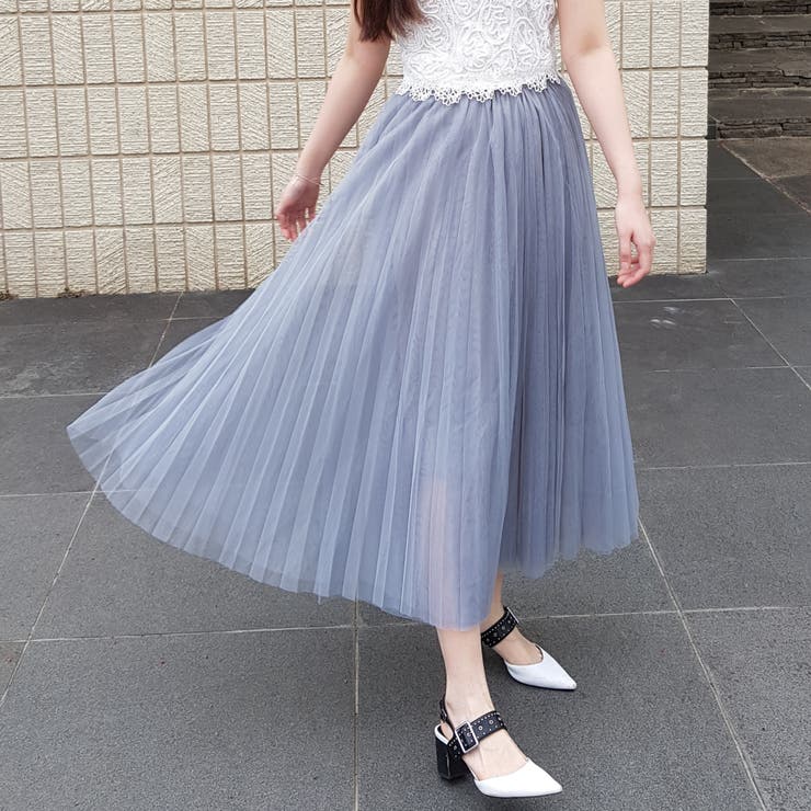 【美品】FOXEY✨フレアスカート チュール【40】ベージュ KOEISTORE スカート 膝丈 フレアスカート レディース ロング 春