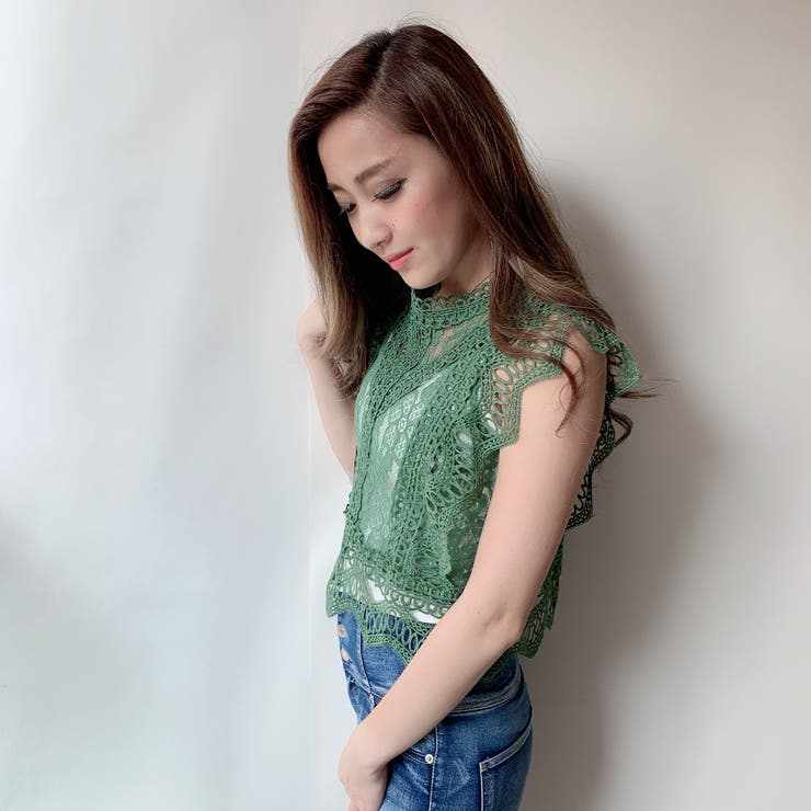 ヴァレンティノトップス★レーストップス★美品 Valentino Garavani レース Tシャツ | ブラック | FARFETCH JP