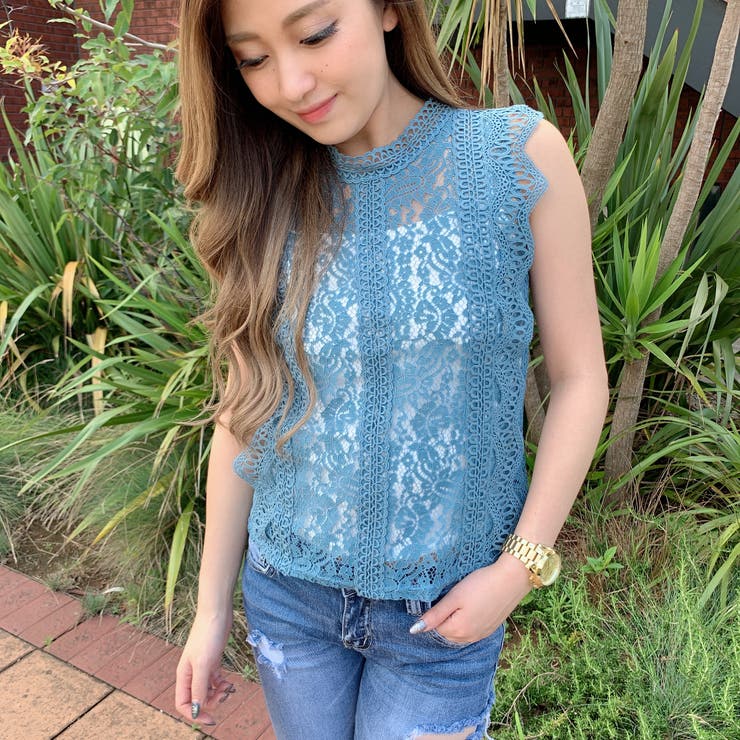 インナー付き総レーストップス レディース トップス[品番：VNTW0001514]｜VANITY  FACE（ヴァニティーフェイス）のレディースファッション通販｜SHOPLIST（ショップリスト）