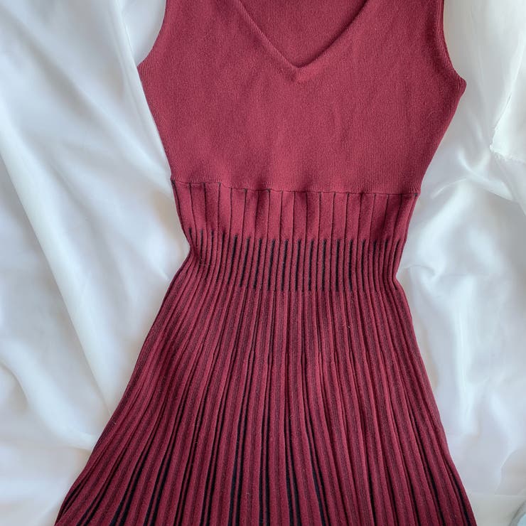 配色ニットワンピース 着丈98 ワンピース ニットワンピース 品番 Vntw Vanity Face ヴァニティーフェイス のレディースファッション通販 Shoplist ショップリスト