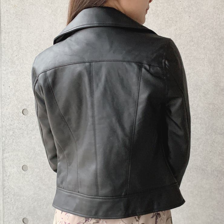 ライダースジャケット スエード ブラック[品番：VNTW0001093