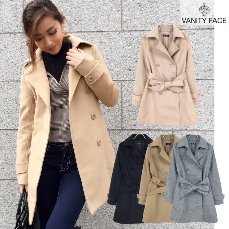 トレンチコート 細身 アウター 品番 Vntw Vanity Face ヴァニティーフェイス のレディースファッション通販 Shoplist ショップリスト