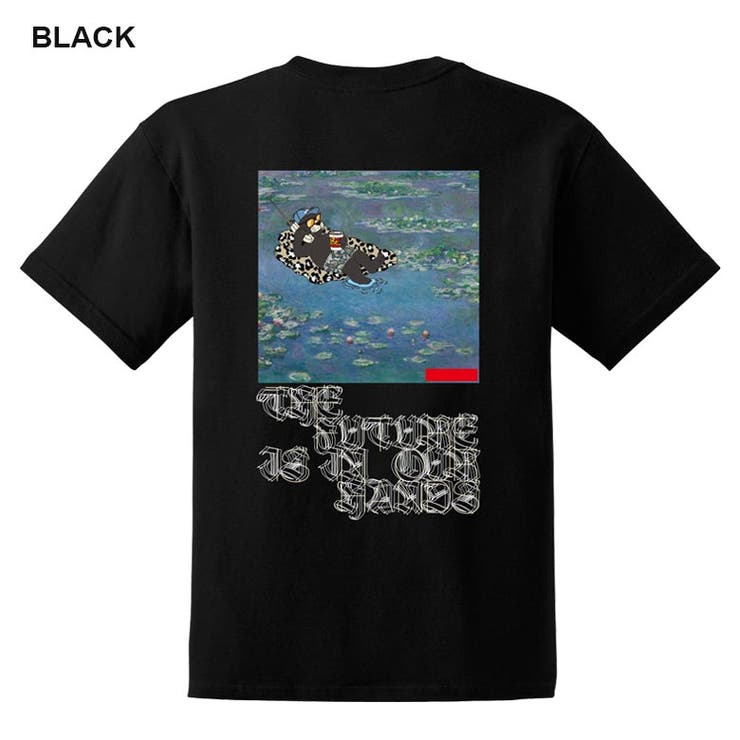 EYEDYアイディーUKIGUSABP半袖tシャツ大きいサイズメンズレディースWHTIEBLACKホワイトブラック