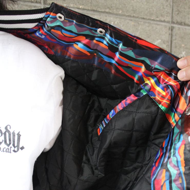 HEADGEARCLASSICSヘッドギア・クラシックスBIGGIESMALLS-COOGI-SATINJACKETサテンジャケット