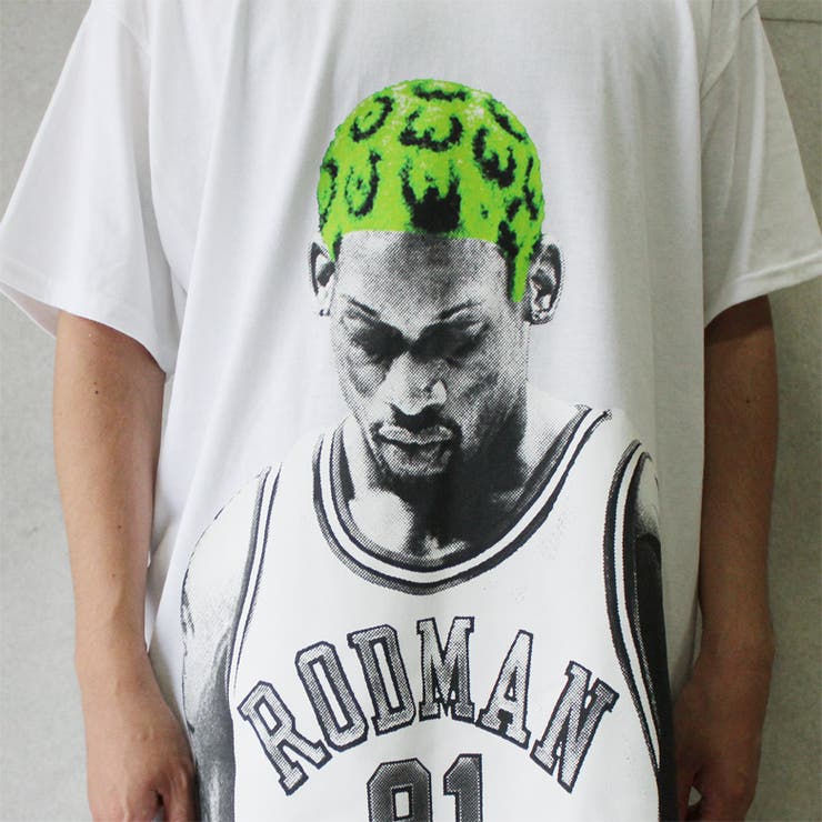 RODMAN グラフィックTシャツ Lサイズ USA製 DEADSTOCK】90'S DENNIS RODMAN T-SHIRT | KONBINI