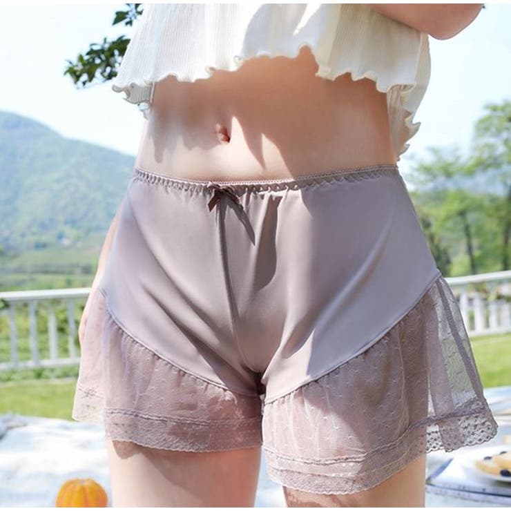 ペチコートペチパンツメッシュ透けないパンツぺちこーとぺちぱんつペチパンペチコートスカート涼しいインナーパンツ透け防止レディースシンプル可愛いリボンショーツショートパンツ女性下着無地シンプルホワイトブラックマロングレーピンク
