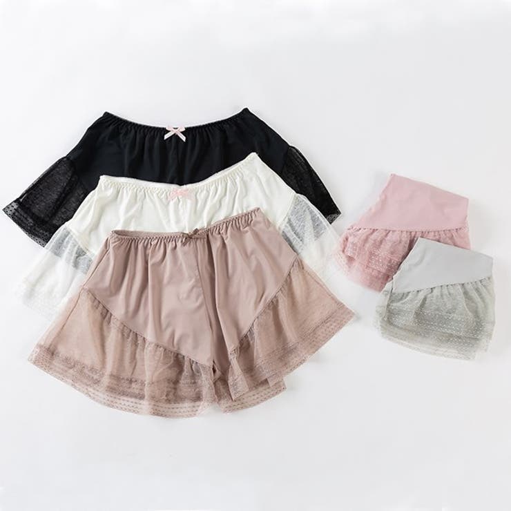 ペチコートペチパンツメッシュ透けないパンツぺちこーとぺちぱんつペチパンペチコートスカート涼しいインナーパンツ透け防止レディースシンプル可愛いリボンショーツショートパンツ女性下着無地シンプルホワイトブラックマロングレーピンク