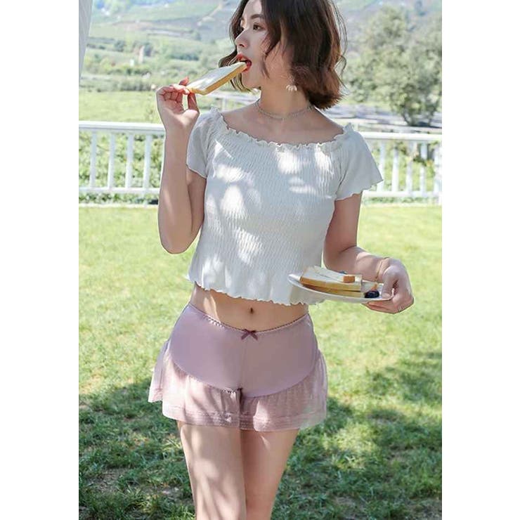 ペチコートペチパンツメッシュ透けないパンツぺちこーとぺちぱんつペチパンペチコートスカート涼しいインナーパンツ透け防止レディースシンプル可愛いリボンショーツショートパンツ女性下着無地シンプルホワイトブラックマロングレーピンク