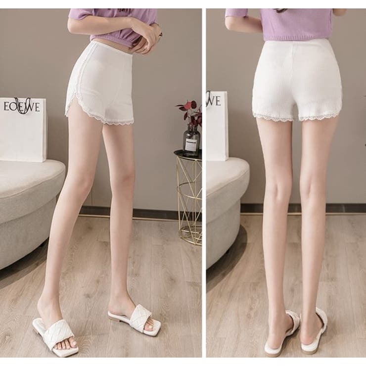 ペチコートペチパンツレースネット透けないパンツぺちこーとぺちぱんつペチパンスカート涼しいインナーパンツ透け防止レディースシンプル可愛いルームウェアリボンショーツショートパンツ女性下着無地シンプルホワイトブラックグレーピンク