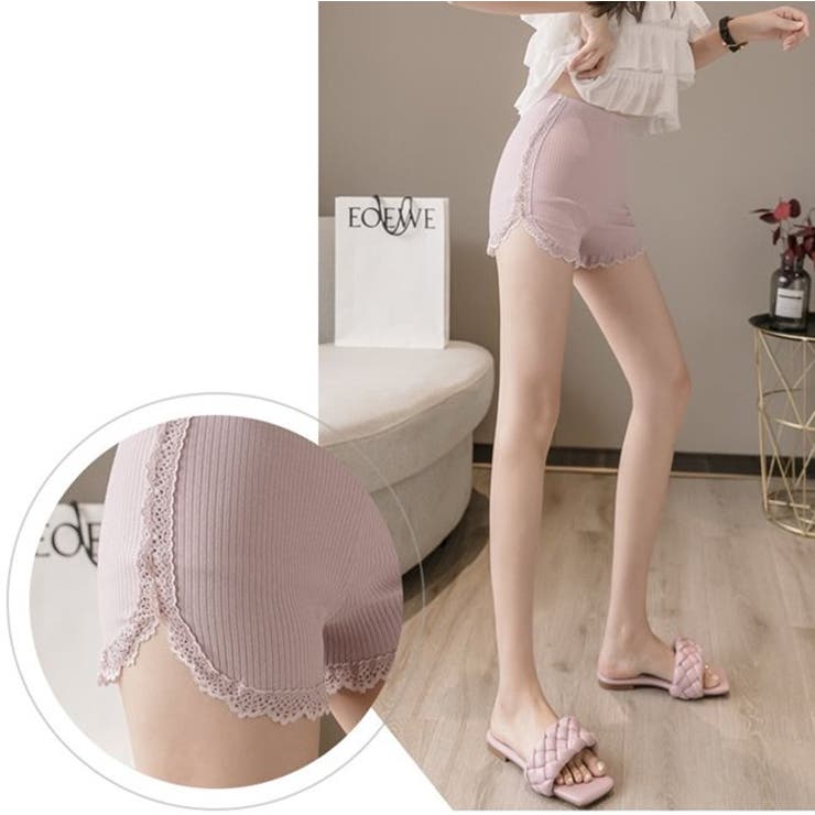 ペチコートペチパンツレースネット透けないパンツぺちこーとぺちぱんつペチパンスカート涼しいインナーパンツ透け防止レディースシンプル可愛いルームウェアリボンショーツショートパンツ女性下着無地シンプルホワイトブラックグレーピンク