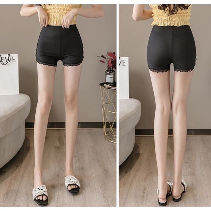 ペチコートペチパンツレースネット透けないパンツぺちこーとぺちぱんつペチパンスカート涼しいインナーパンツ透け防止レディースシンプル可愛いルームウェアリボンショーツショートパンツ女性下着無地シンプルホワイトブラックグレーピンク