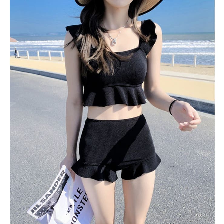 水着 レディース ブラック | 水着 & ビキニ レディース フィットネス通販 Upstairs | 詳細画像4 