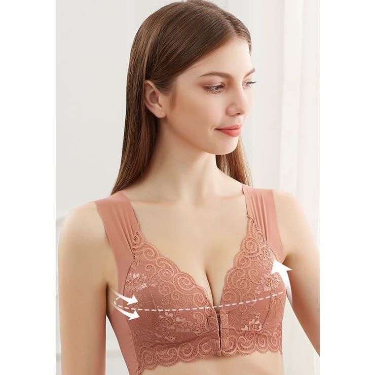 授乳ブラ前開きマタニティブラノンワイヤーフロントホックフロントボタンレース幅広ストラップ垂れ可愛い大きいサイズ脇肉授乳服ナイトブラバストアップブラ補正ブラ脇肉人気下着肌着インナー妊婦産前産後キャミソールルームウェア