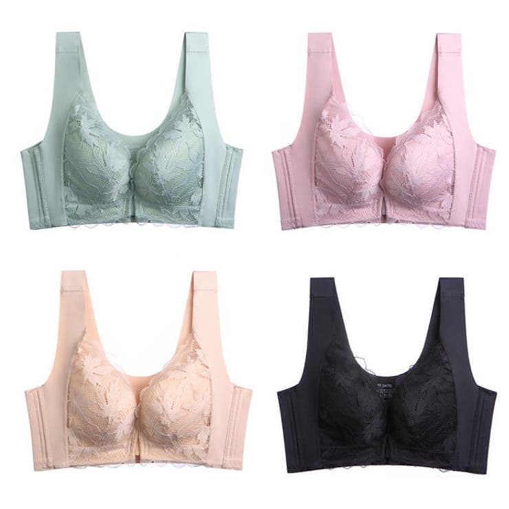 授乳ブラ前開きマタニティブラノンワイヤーフロントホックフロントホックノンワイヤーリーフ垂れ可愛い大きいサイズ脇肉授乳服ナイトブラバストアップブラ補正ブラ脇肉人気下着肌着インナー妊婦産前産後キャミソールルームウェア