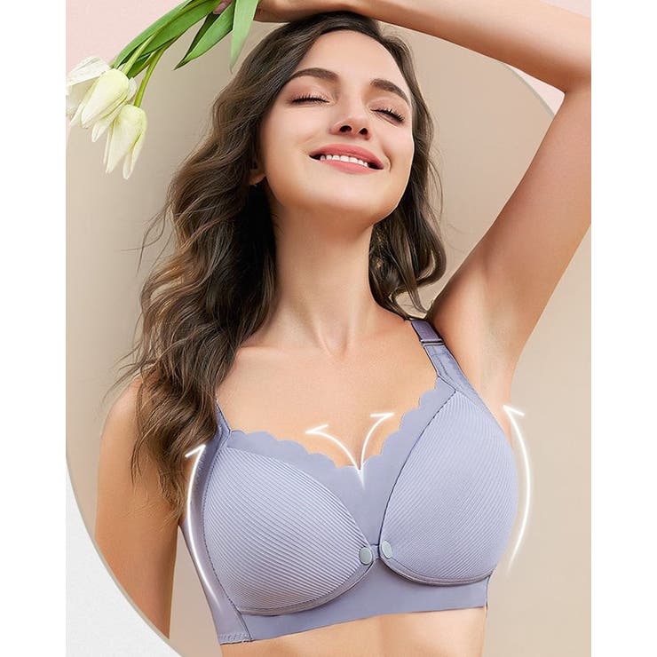 授乳ブラ前開きマタニティブラノンワイヤーフロントホックストラップオープンノンワイヤー幅広アンダー垂れ可愛い大きいサイズ脇肉授乳服ナイトブラバストアップブラ補正ブラ脇肉人気下着肌着インナー妊婦産前産後キャミソールルームウェア