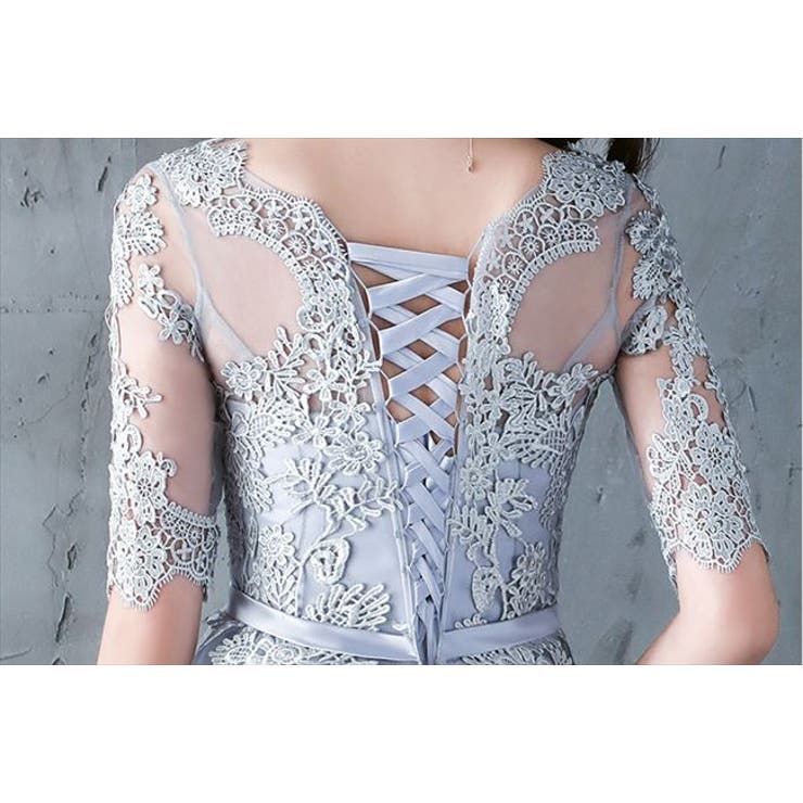 イザベラカペート ビーズ刺繍 レース ワンピース ドレス ブラック 花柄 フレア Lace Ladies ドレス 花柄総レースロング丈フレアワンピース