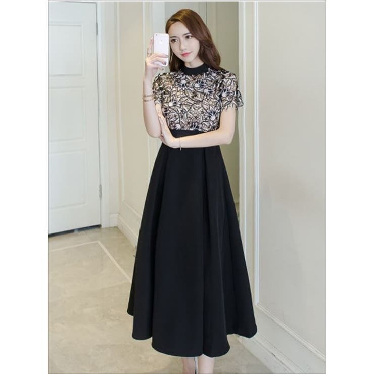 ドレス　花柄　昭和レトロ　アンティーク 楽天市場】昭和ドレス（サイズ（S/M/L）L）の通販