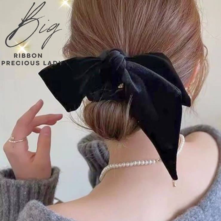 結婚式 リボン ベロア | パーティードレス通販 Precious Lady | 詳細画像1 