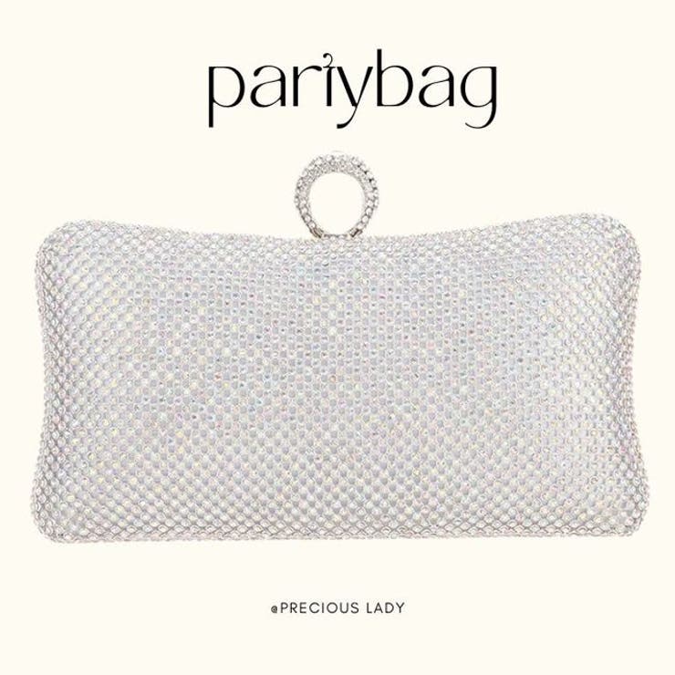 バッグ レディース シルバー | パーティードレス通販 Precious Lady | 詳細画像1 