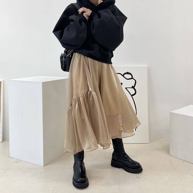 poet ティーツリーガーゼワンピース ¥10,800 チュールスカート