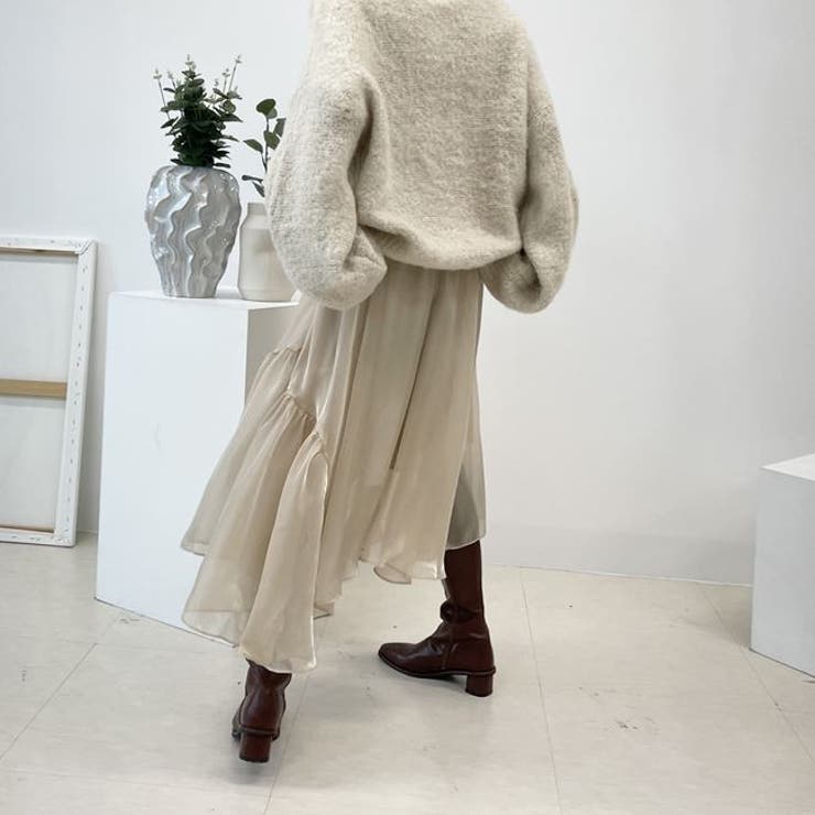 シアースカート マキシ チュールスカート | パーティードレス通販 Precious Lady | 詳細画像7 