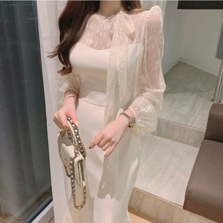 パーティードレス 結婚式 ドレス[品番：PSBA0000970