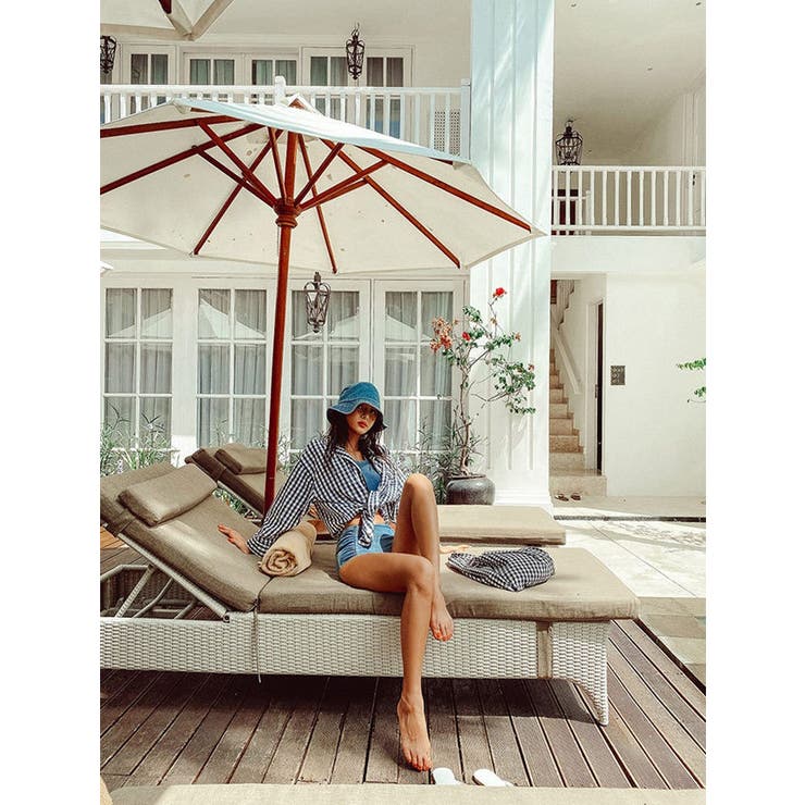 水着 レディース デニム風 | 水着 & ビキニ レディース フィットネス通販 Upstairs | 詳細画像17 