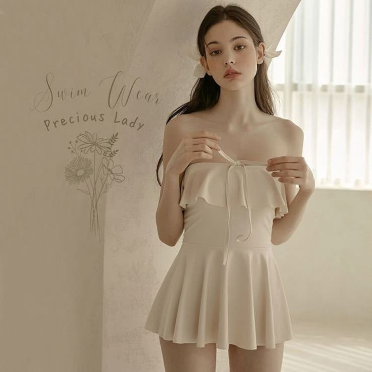 水着 レディース クリーム | 水着 & ビキニ レディース フィットネス通販 Upstairs | 詳細画像1 