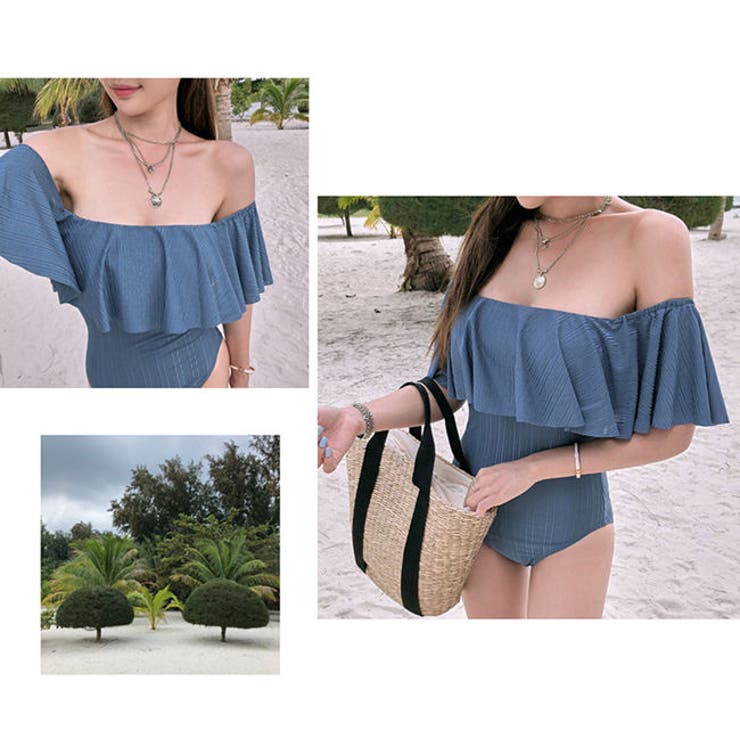 水着 レディース ブルー | 水着 & ビキニ レディース フィットネス通販 Upstairs | 詳細画像13 