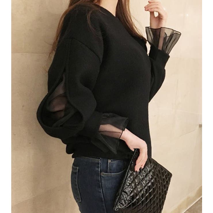 トップス 袖 ボリューム | パーティードレス通販 Precious Lady | 詳細画像5