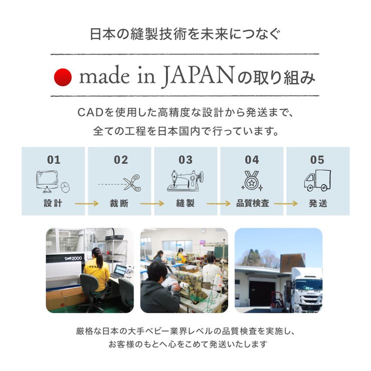 日本製 新生児 ツーウェイオール | petittailleur | 詳細画像11 