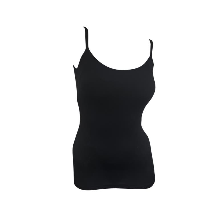 ブラック | ブラトップ ブラキャミ 美胸ブラキャミソール | petittailleur
