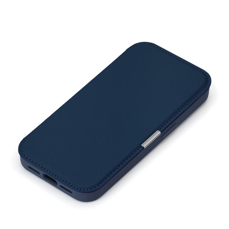 iPhone17 ガラスフリップケース サフィアーノ調 | Premium Style | 詳細画像2 