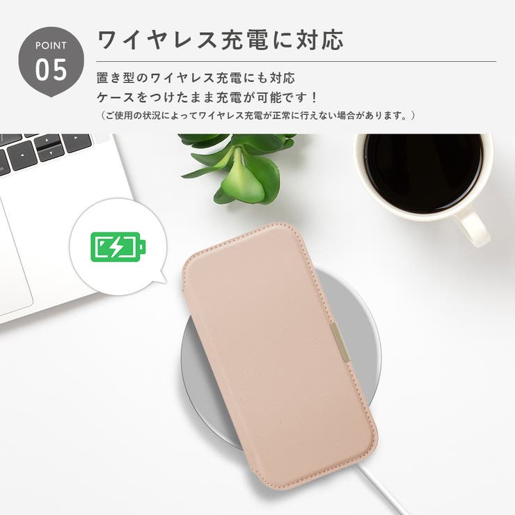 iPhone17 ガラスフリップケース サフィアーノ調 | Premium Style | 詳細画像9 