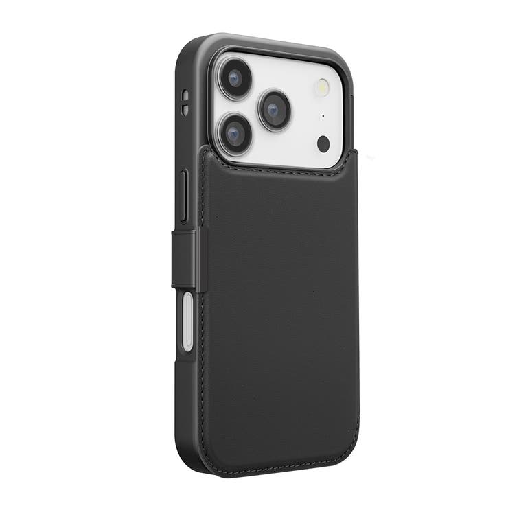 iPhone17Pro バックフリップケース ブラック | Premium Style | 詳細画像2 