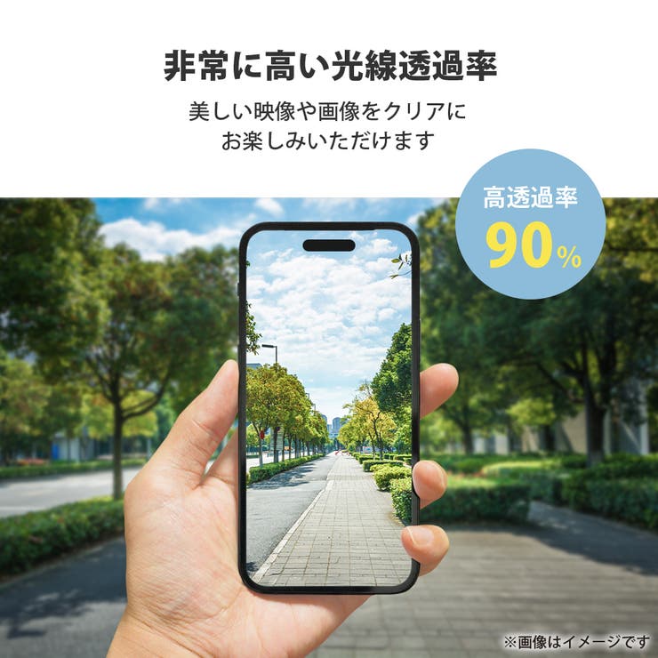 iPhone Air 液晶保護ガラス | Premium Style | 詳細画像7 