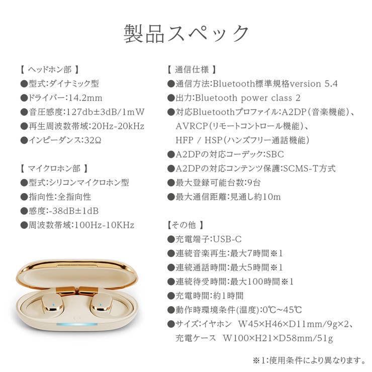 オープンイヤー型 ワイヤレスイヤホン ブラック | Premium Style | 詳細画像9 