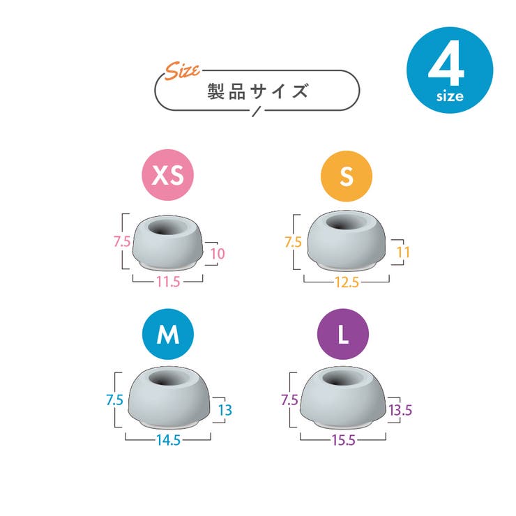 AirPods Pro3用イヤーチップ イヤーピース | Premium Style | 詳細画像7 