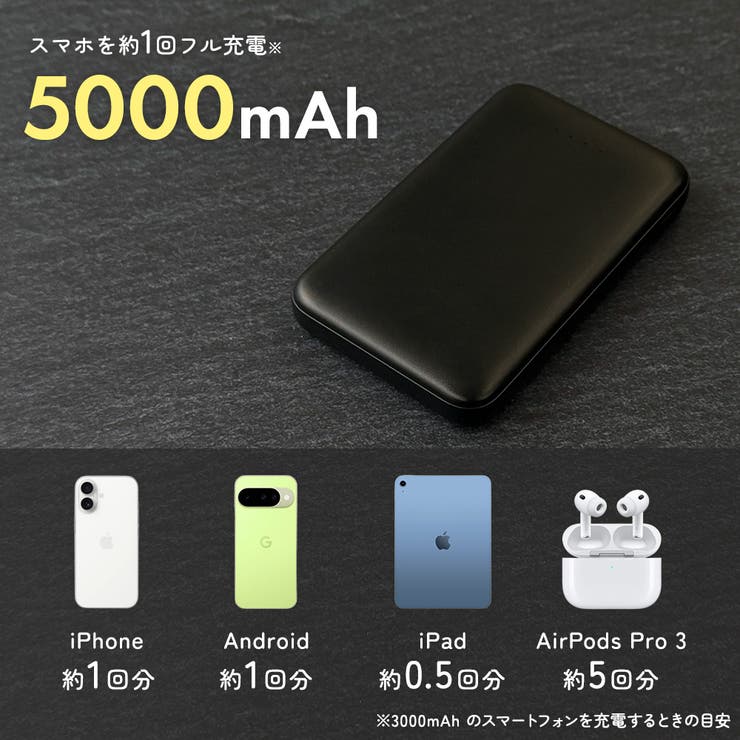 準固体モバイルバッテリー 5000mAh モバイルバッテリー | Premium Style | 詳細画像5 