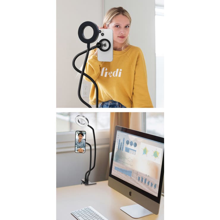 スマホスタンド スマホホルダー アームクリップ MagSafe対応 | Premium Style | 詳細画像6 