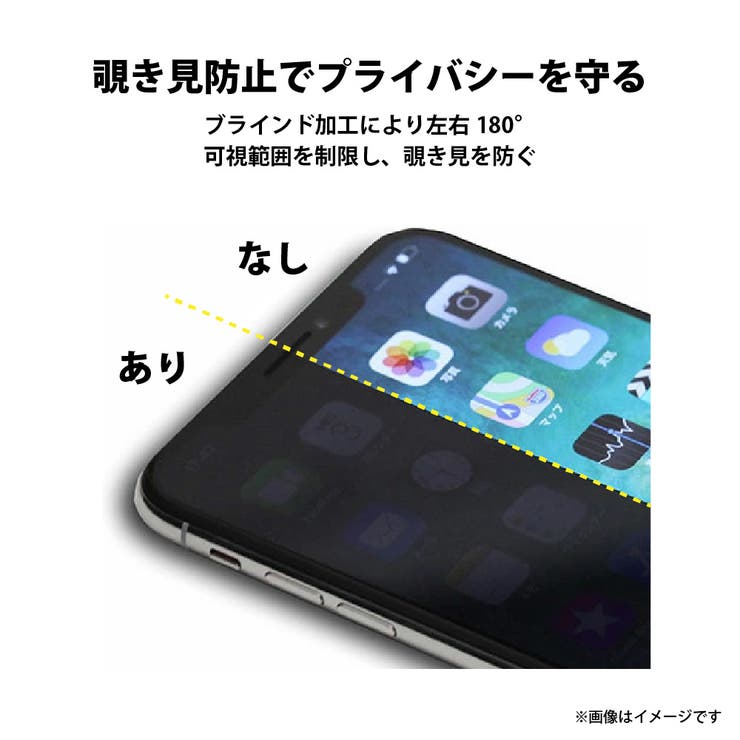 iPhone15 液晶保護ガラス 全面保護 フルカバー 覗き見防止 | Premium Style | 詳細画像5 