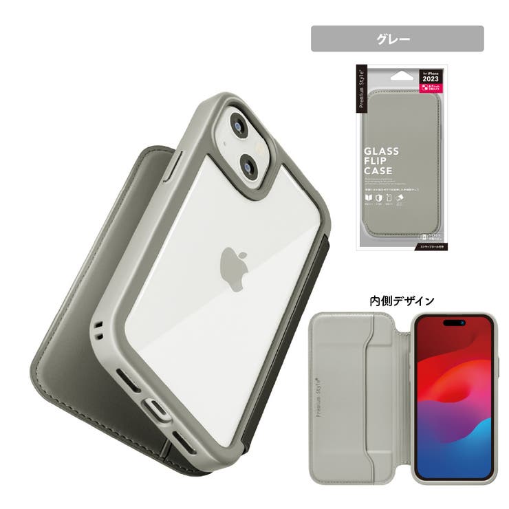 手帳型　iPhone15 ケース ZENIX DESIGN TECH iPhone15 ケース 手帳型 iPhone14 耐衝撃