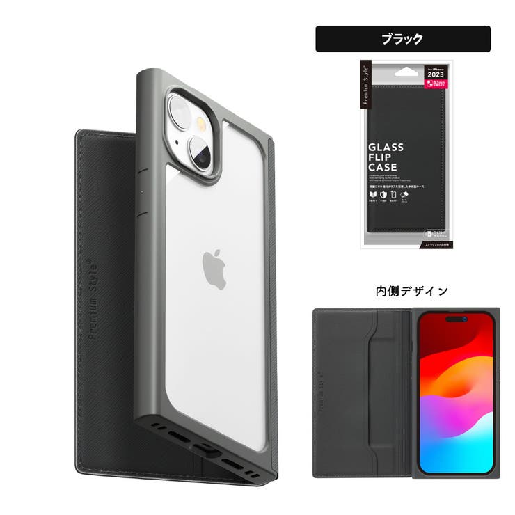 【新品未使用】GGパターン 手帳型iPhoneケース　iPhone15 Amazon.co.jp: ZENIX DESIGN TECH iPhone15 pro 用 ケース 手帳