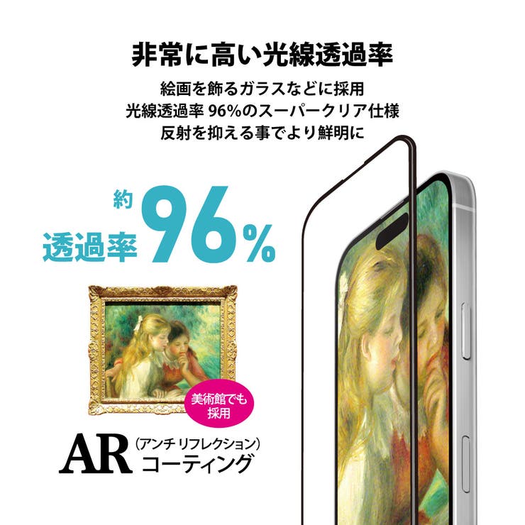 iPhone16Pro 液晶保護ガラス 全面保護 | Premium Style | 詳細画像4 