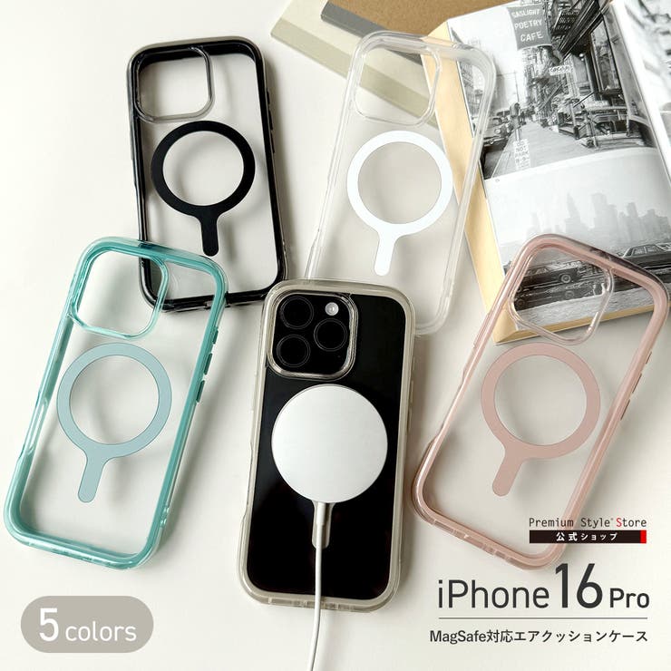 CASSETiFY iPhone16Pro用マグセーフケース MagSafe対応 iphone16 iphone16proケース スタンド スマホケース