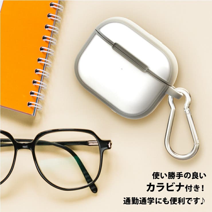 AirPods 第3世代 ケース カバー ブラック グレー クリア 透明 | Premium Style | 詳細画像5 
