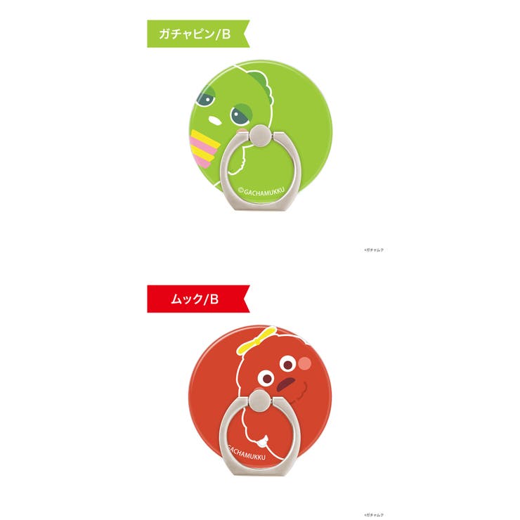 ガチャピン × ムック キャラクター スマホリング 貼付けタイプ | Premium Style | 詳細画像7 