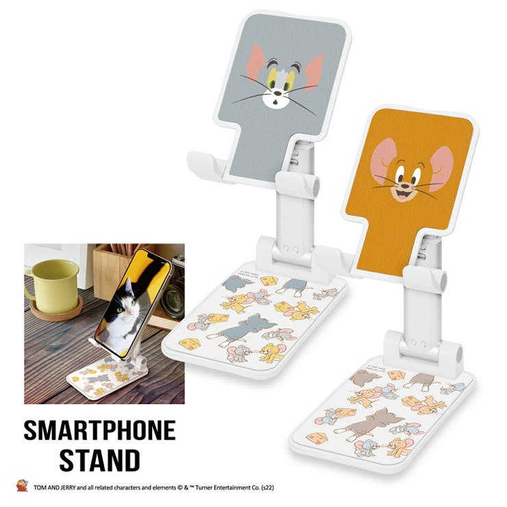 スマホスタンド トムとジェリー トム ジェリー スマホホルダー | Premium Style | 詳細画像1 