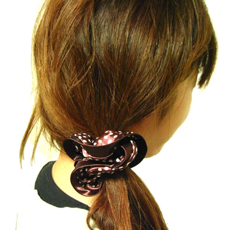 ポルカドットシュシュ かわいいヘアアレンジも簡単 | アクセサリーショップPIENA | 詳細画像3 