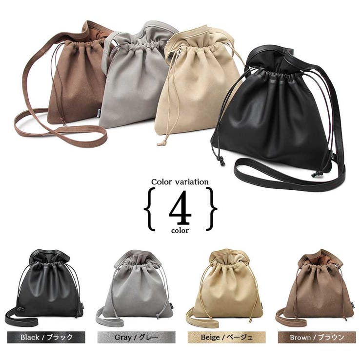【美品】 ショルダーバッグ 巾着 巾着バッグ ショルダーバッグ レディース[品番：PENA0023614